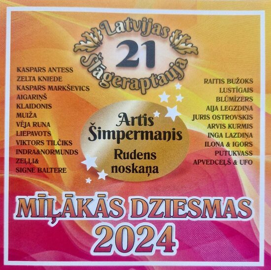 CD Latvijas Šlāgeraptauja - Mīļākās Dziesmas 2024 Nr. 21