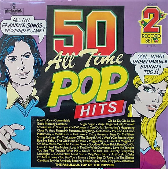 The Fabulous Top Of The Poppers – 50 All Time Pop Hits